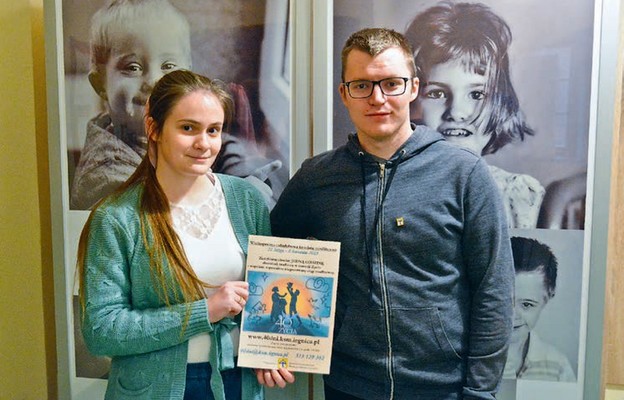 Katarzyna Tsarakhov i Robert Fietkiewicz promują akcję