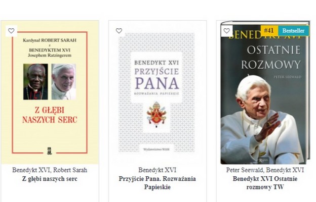 Księgarski ruch wokół Benedykta XVI