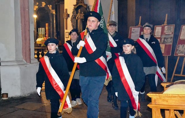 Harcerze licznie zebrali się w sanktuarium swojego patrona