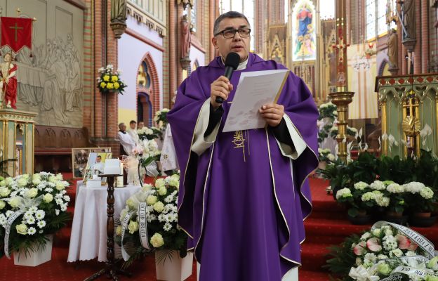 Osobistą homilię wygłosił brat zmarłego kapłana ks. Wojciech Tyrcha
