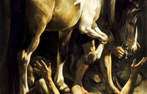 Nawrócenie w drodze do Damaszku, Caravaggio, 1600-1601    