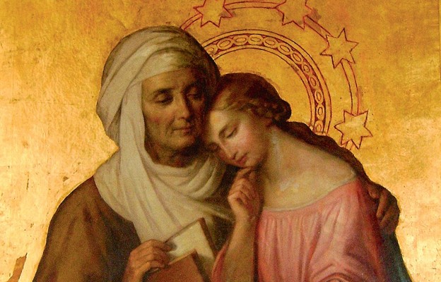 Św. Anna nauczająca Maryję z kościoła w Ropczycach