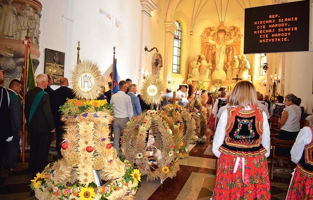 Dziękczynna liturgia za tegoroczne plony