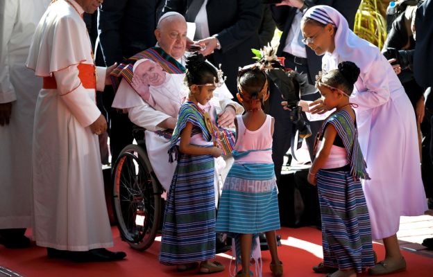 Papież Franciszek w Dili