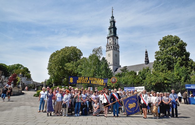 Członkowie AK na tegorocznej Ogólnopolskiej Pielgrzymce AK na Jasnej Górze