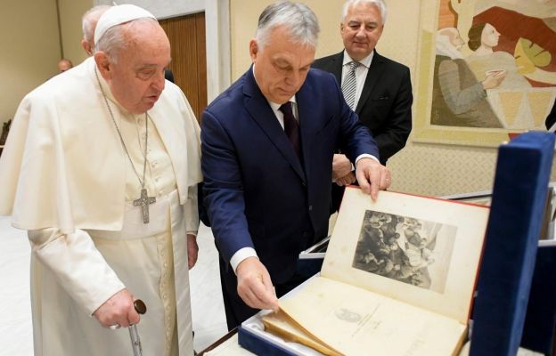 Papież Franciszek i premier Węgier Viktor Orban