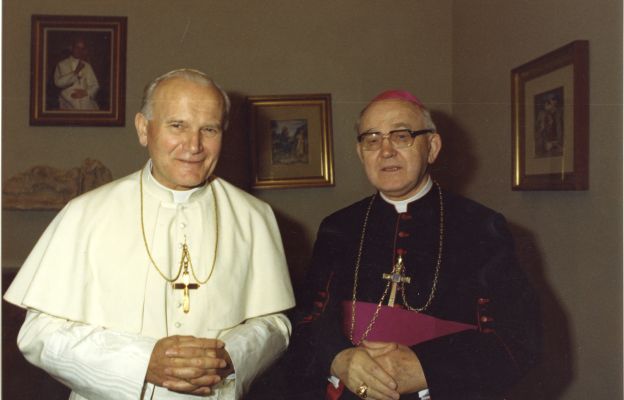 Św. Jan Paweł II i Sługa Boży Bp Wilhelm Pluta