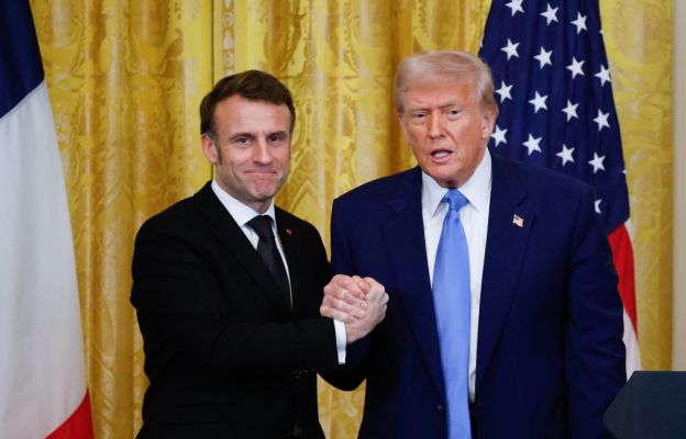 Donald Trump i Emmanuel Macron