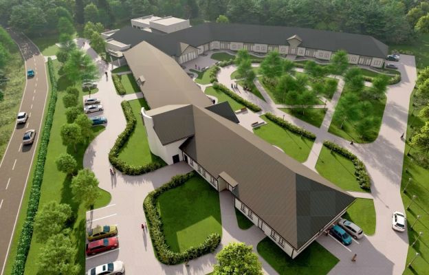 Projekt centrum hospicyjnego w Nowinach 