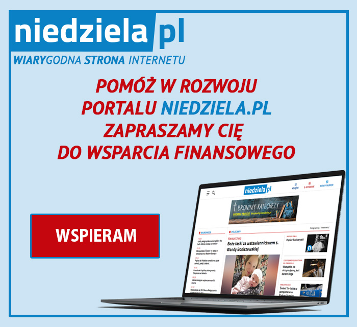 Wsparcie portalu niwedziela.pl